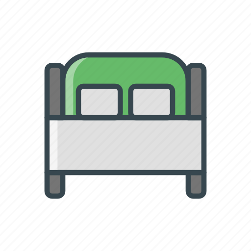 Bed, bedroom, hotel, sleep, travel icon - Download on Iconfinder