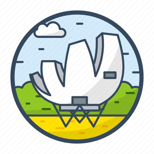 Artscience, attractions, landmarks, museum, science centre, singapore, travel icon - Download on Iconfinder