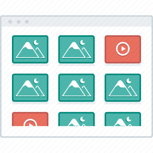 Layout, browser, website, ui, user interface, gallery, workflow icon - Download on Iconfinder