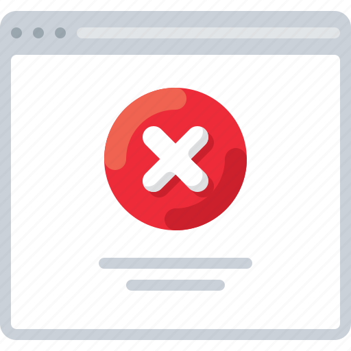 Error, failur, flowchart, forbidden, sitemap, web icon - Download on Iconfinder