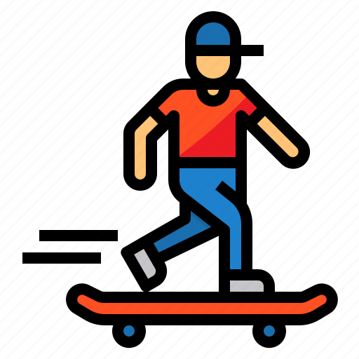 Skater, adventure, skateboard, sport, board icon - Download on Iconfinder