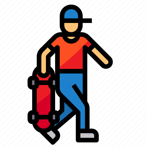 Skater, skateboard, sport, board, competition icon - Download on Iconfinder