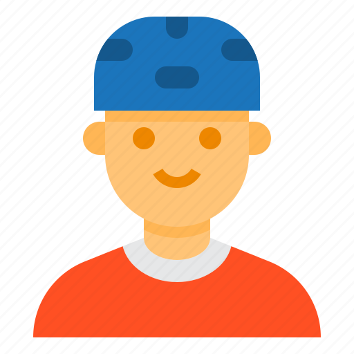 Helmet, skate, boy, security, protection icon - Download on Iconfinder