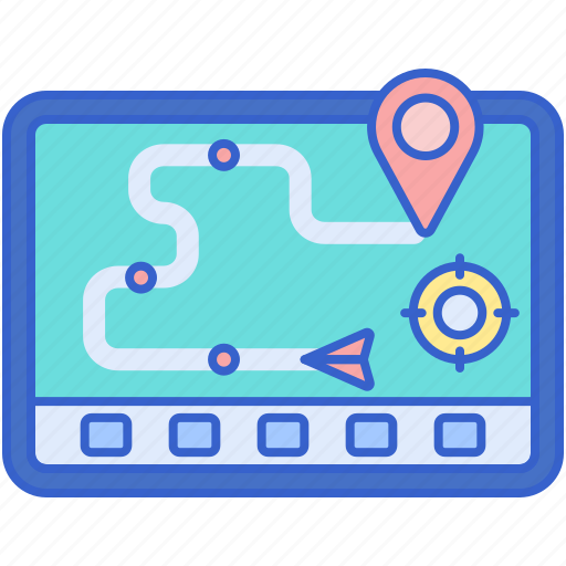 Gps, navigation, location, map, pin icon - Download on Iconfinder