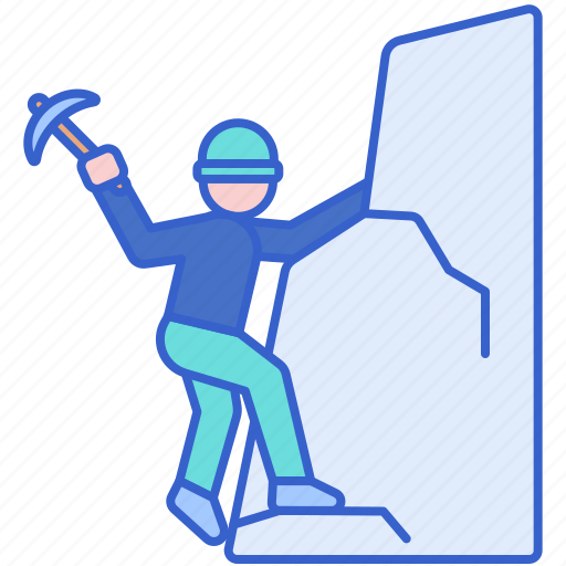 Ice, climbing, climber, mountain icon - Download on Iconfinder