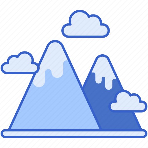 Mountain, snow, peak, hill icon - Download on Iconfinder