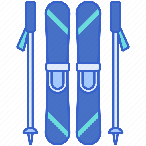 Skis, winter, gear, sport icon - Download on Iconfinder