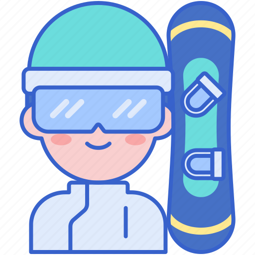 Snowboarder, male, snowboarding, man, winter, sport icon - Download on Iconfinder