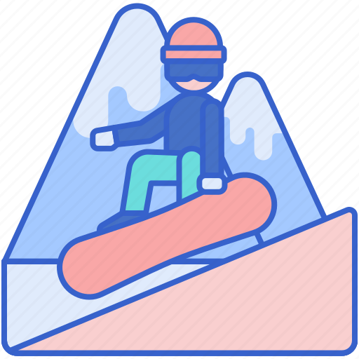 Terrain, park, mountain, snow, winter, sport icon - Download on Iconfinder