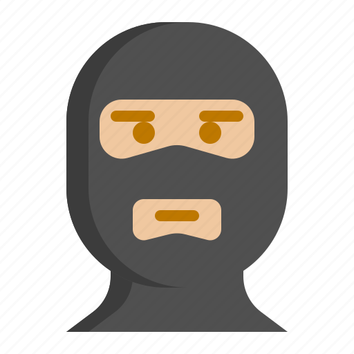 Balaclava, face protection, gear, winter, mask, hat, burglar icon - Download on Iconfinder