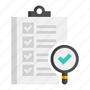 checklist, list, document