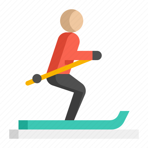 Ski, run, person, skiing icon - Download on Iconfinder