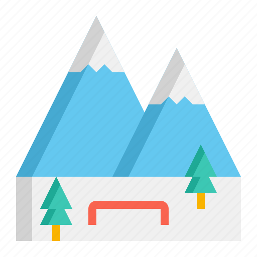 Terrain, park, mountain, nature, winter icon - Download on Iconfinder
