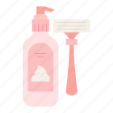 shaving, cream, shaving cream, shaving foam, razor, barber, shave, blade, hair