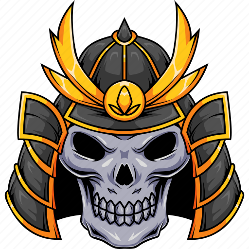 Japan, japanese, tattoo, head, samurai, vector, asia icon - Download on Iconfinder