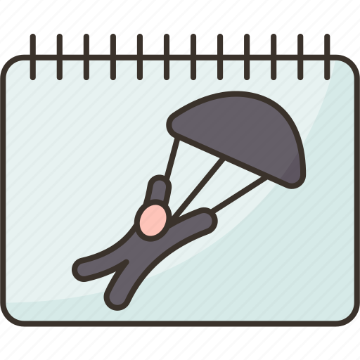 Logbook, record, jumps, skydives, write icon - Download on Iconfinder