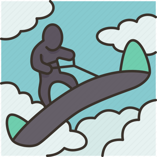 Skysurfing, board, skydive, extreme, sport icon - Download on Iconfinder