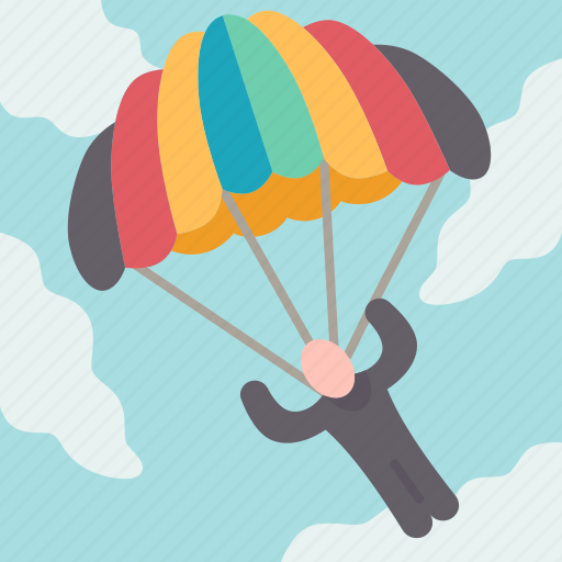 Parachuting, jump, sky, activity, sport icon - Download on Iconfinder