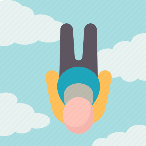 Skydiver, sky, jump, extreme, sport icon - Download on Iconfinder