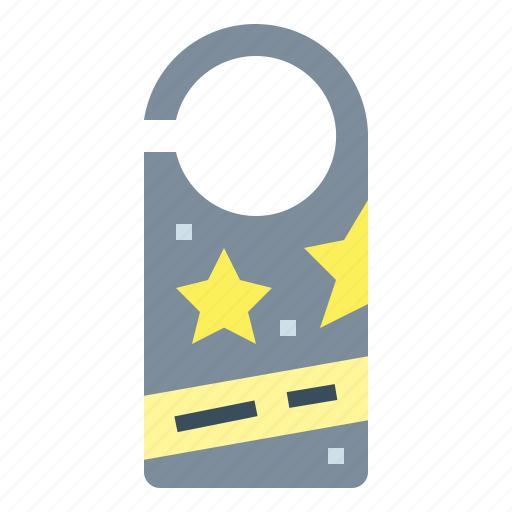 Door, hanging, hotel, rest, sign icon - Download on Iconfinder