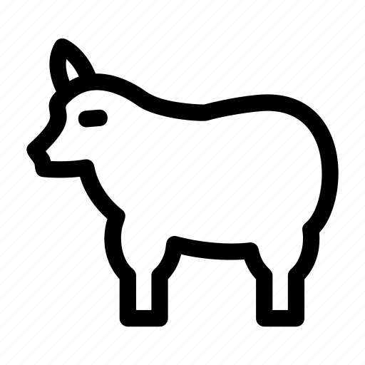 Sheep, animal, farm, lamb, livestock, domestic icon - Download on Iconfinder