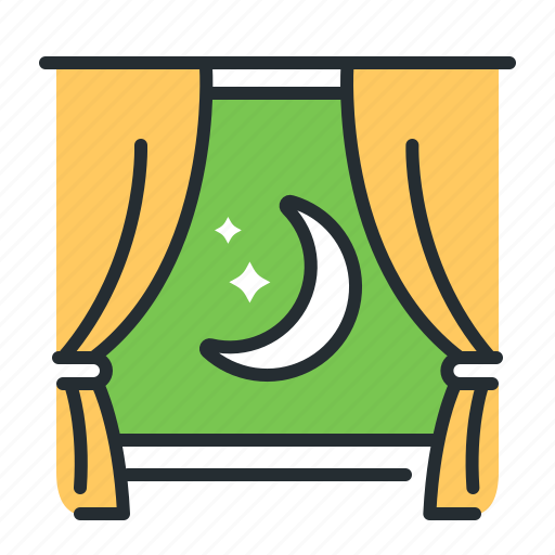 Crescent, moon, night, window icon - Download on Iconfinder