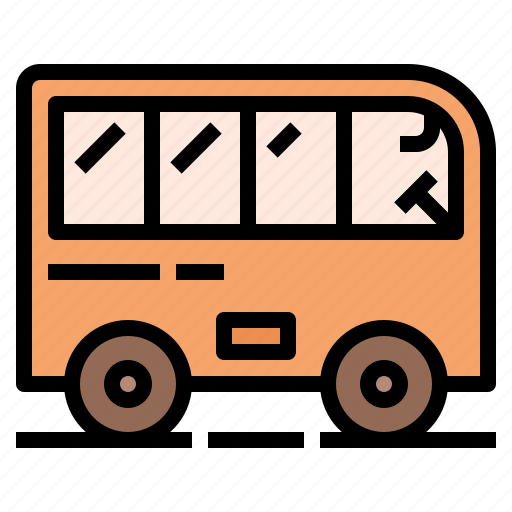 Bus, passenger, service, transport, transportation, vehicle, shuttle bus icon - Download on Iconfinder