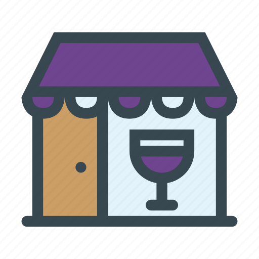 Alcohol, liquor, market, shop, store, wine, winery icon - Download on Iconfinder