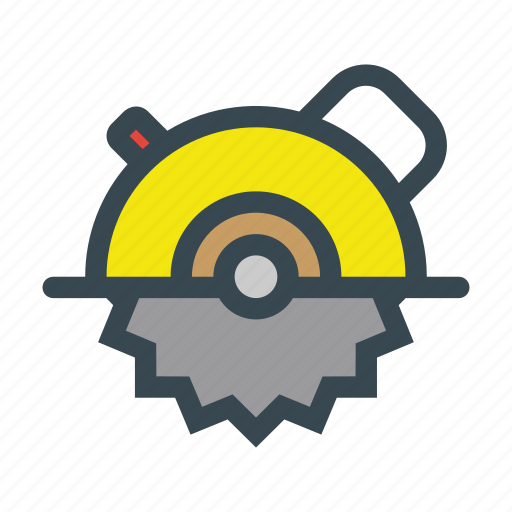 Blade, circular, electric, power, saw, tool icon - Download on Iconfinder
