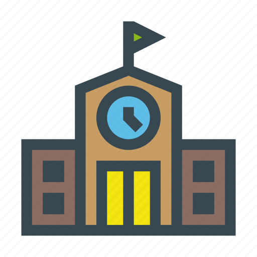 Building, college, elementary, school, university icon - Download on Iconfinder