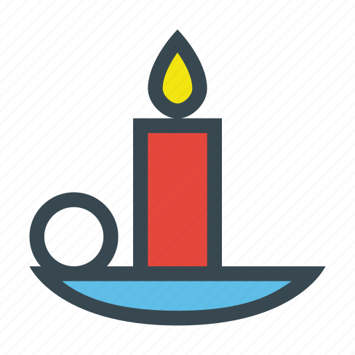 Candle, fire, light, night, wax icon - Download on Iconfinder