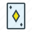 ace, card, diamonds, of, poker 