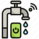 faucet, water, internet, of, things, smartphone, smart, control