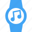 audio, clock, music, smart watch, time, watch 
