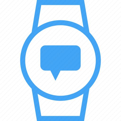 Chat, device, message, smart watch, watch icon - Download on Iconfinder