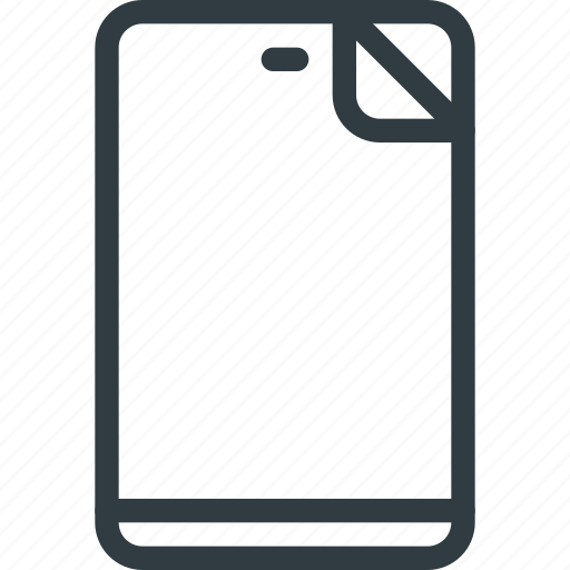Foil, phone, protect, screen, smartphone icon - Download on Iconfinder