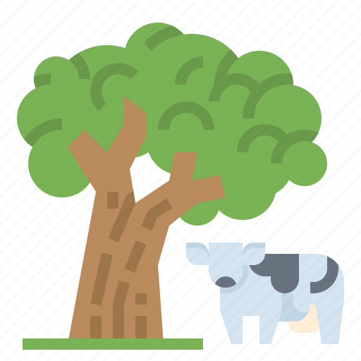 Enviroment, farm, nature, planting, smart, cow icon - Download on Iconfinder