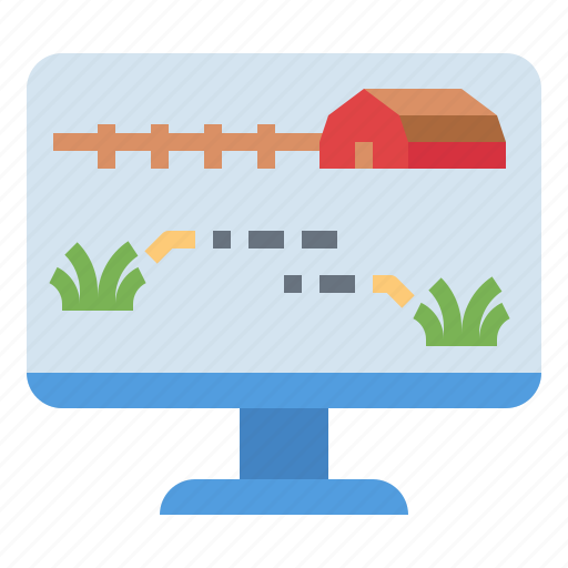 Farm, information, monitor, network, smart, barn icon - Download on Iconfinder