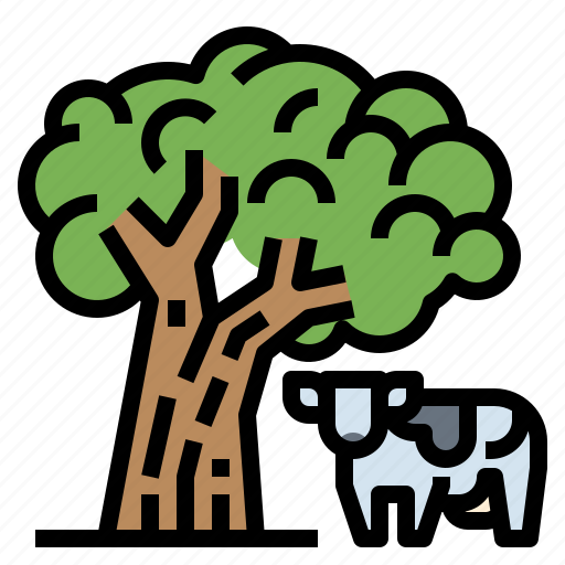Cow, enviroment, farm, nature, planting, smart icon - Download on Iconfinder