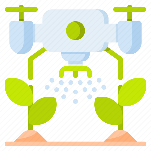 Drone, watering, technology, device, plant icon - Download on Iconfinder