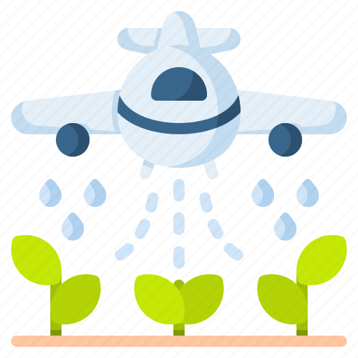 Watering, water, plant, gardening, agriculture, plane icon - Download on Iconfinder
