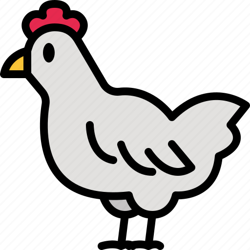 Chicken, animal, smart farm, farming, agriculture, technology icon - Download on Iconfinder