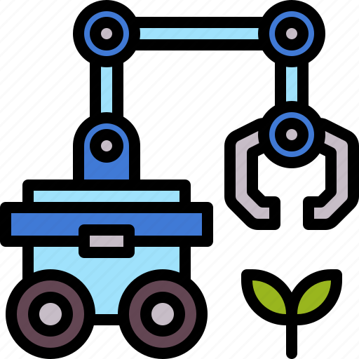Robot, smart farm, farming, agriculture, technology icon - Download on Iconfinder