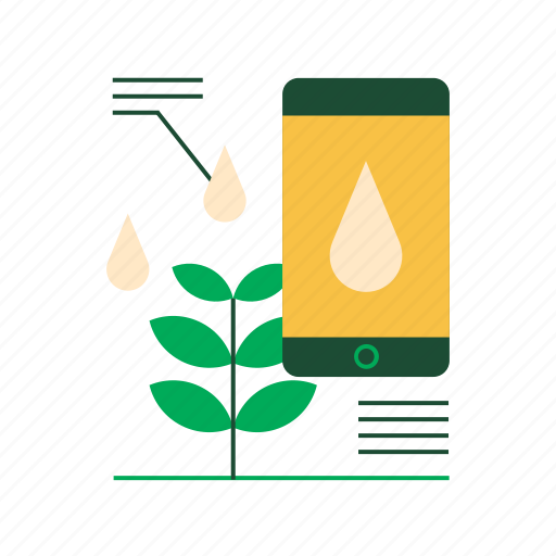Agriculture, control, iot, moisture, plants, smart farm, smartphone icon - Download on Iconfinder
