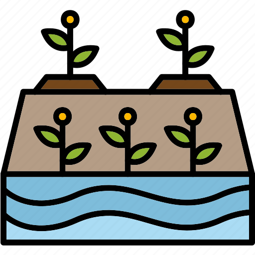 Hydroponic, soilless, farm, future, of, farming, agriculture icon - Download on Iconfinder
