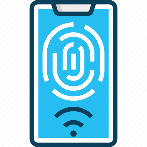 Access, fingerprint scanner, mobile phone, scan, smartphone icon - Download on Iconfinder