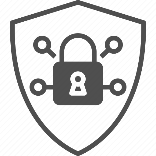 Lock, padlock, protection, security system, shield icon - Download on Iconfinder