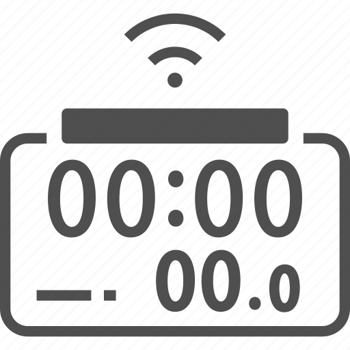 Alarm clock, digital clock, internet of things, smart clock icon - Download on Iconfinder