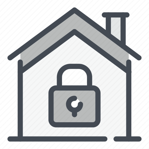 Smart, home, house, lock, access, protection, secure icon - Download on Iconfinder