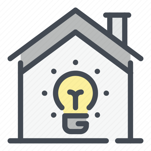 Smart, home, house, light, electricity, supply, power icon - Download on Iconfinder